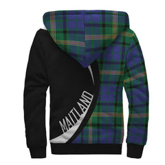 Maitland Tartan Crest Sherpa Hoodie - Circle Style