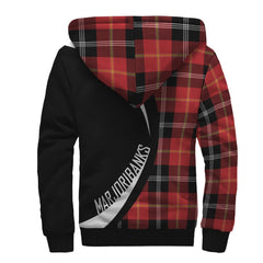 Marjoribanks Tartan Crest Sherpa Hoodie - Circle Style