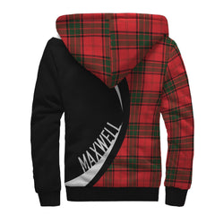 Maxwell Modern Tartan Crest Sherpa Hoodie - Circle Style