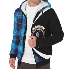 McKerrell Tartan Crest Sherpa Hoodie - Circle Style