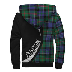 Paterson Tartan Crest Sherpa Hoodie - Circle Style