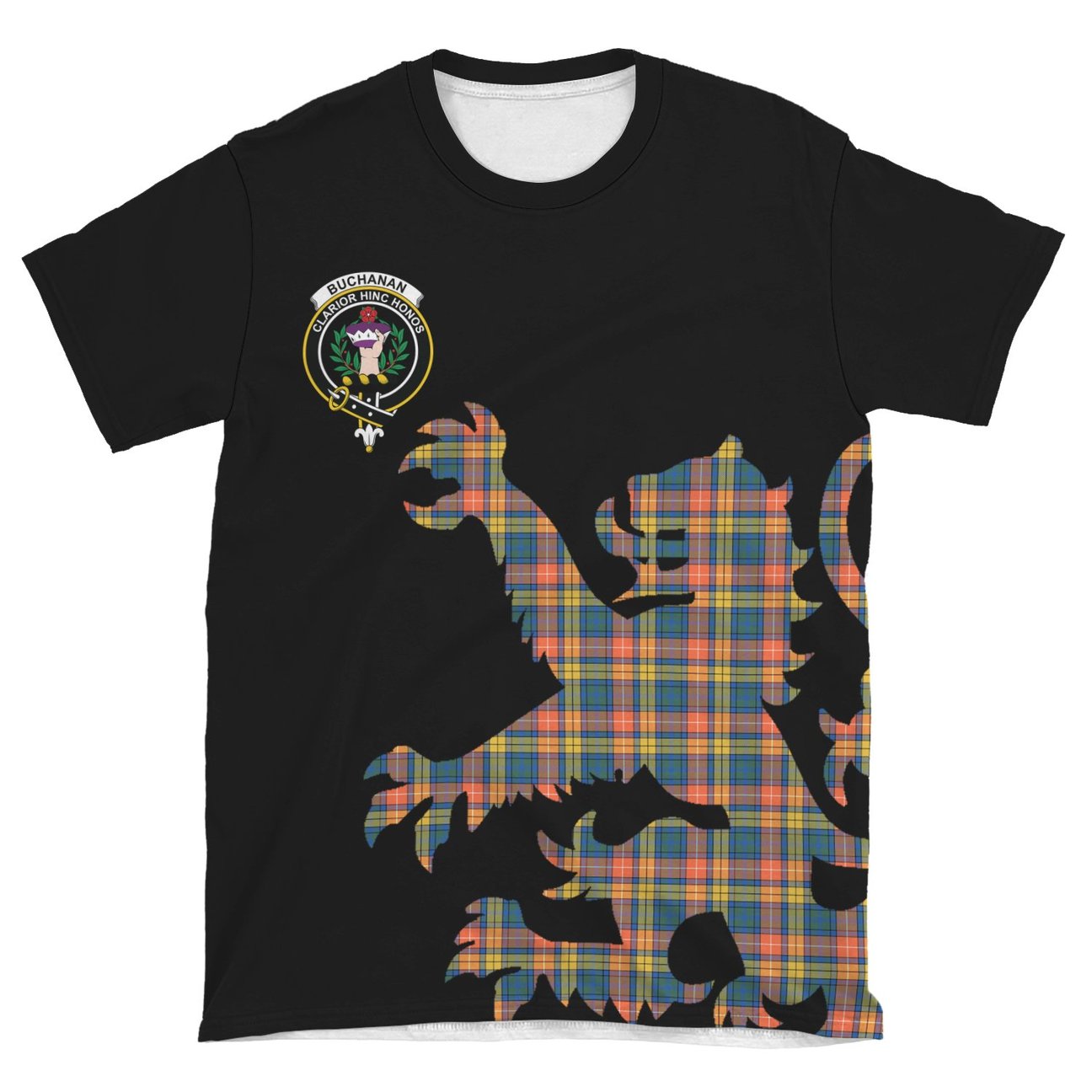 Buchanan Ancient Tartan T-Shirt - Lion & Thistle Style