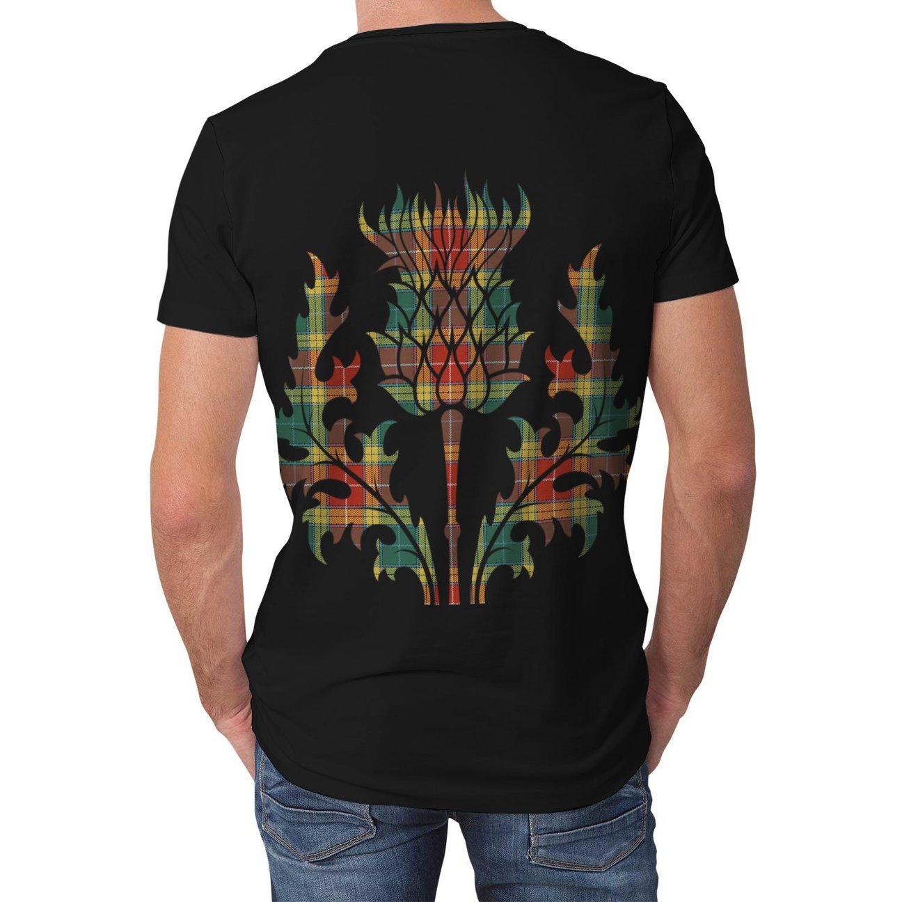 Buchanan Old Sett Tartan T-Shirt - Lion & Thistle Style