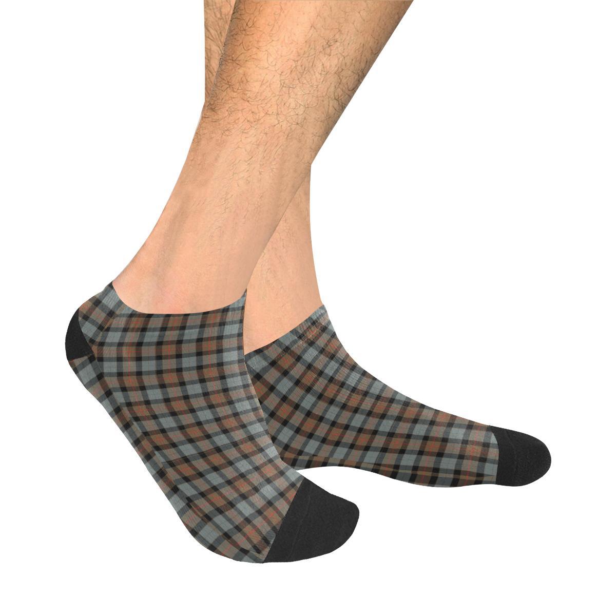 Gunn Weathered Tartan Ankle Socks