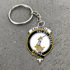 Caldwell Crest Keychain