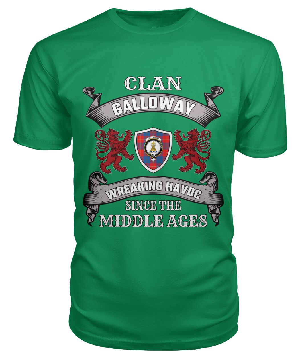 Galloway Family Tartan - 2D T-shirt