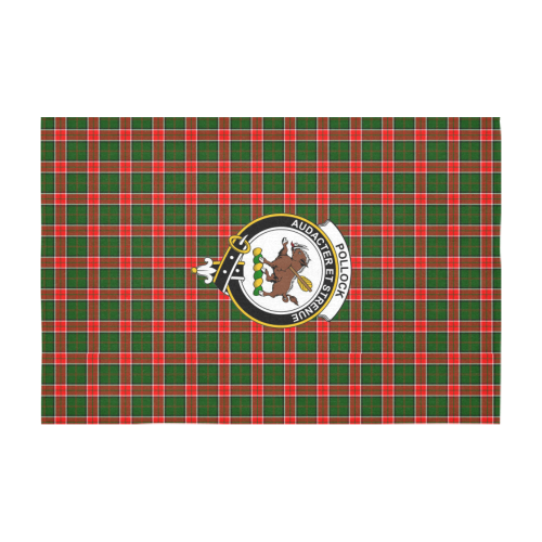 Pollock Tartan Crest Tablecloth