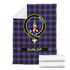 Dunlop Tartan Crest Blanket - 3 Sizes