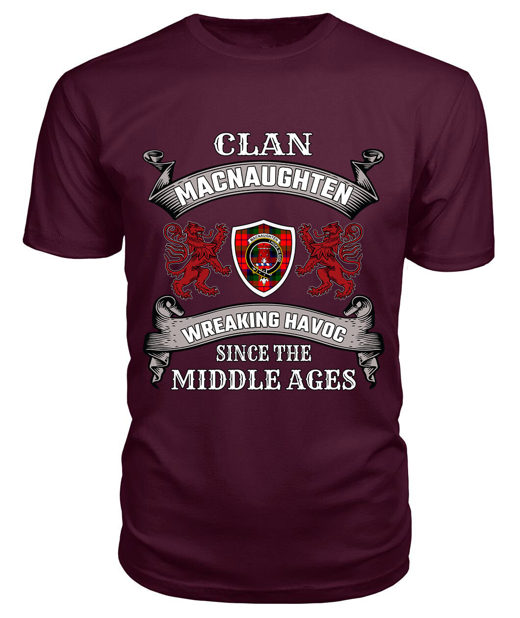 MacNaughten Family Tartan - 2D T-shirt