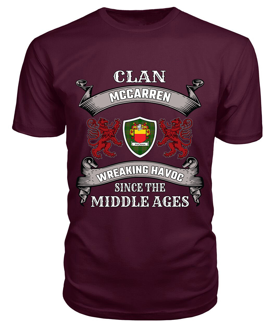 McCarren Family Tartan - 2D T-shirt