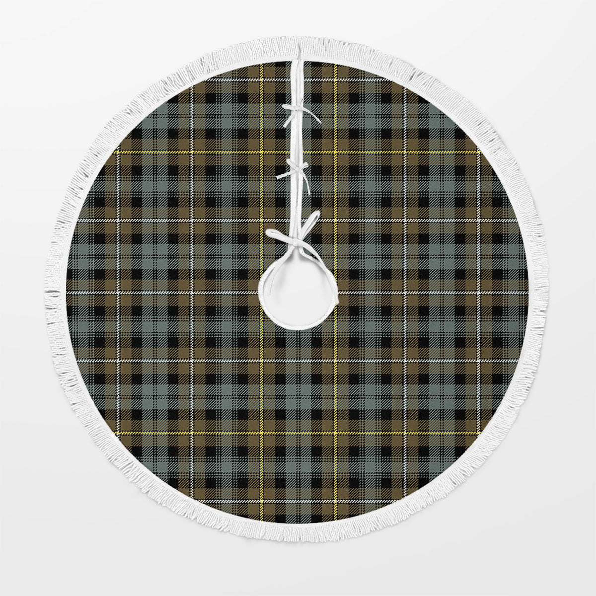 Campbell Argyll Weathered Tartan Christmas Tree Skirt