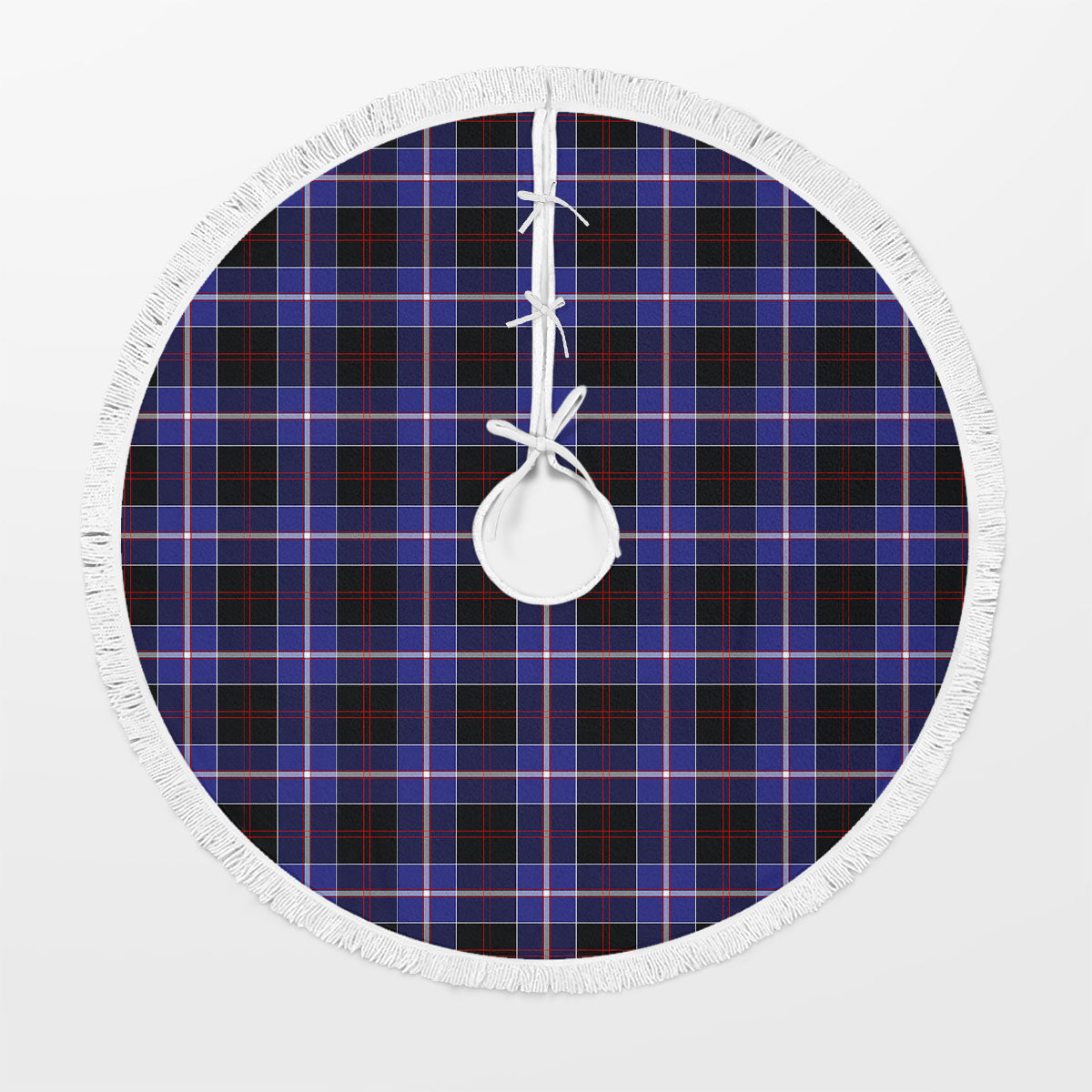 Dunlop Modern Tartan Christmas Tree Skirt