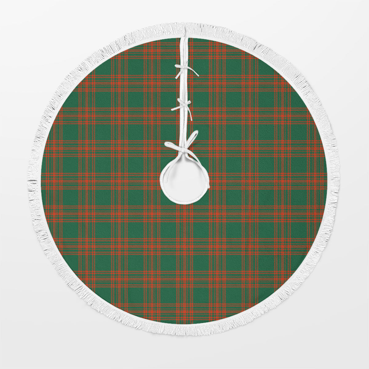 Menzies Green Ancient Tartan Christmas Tree Skirt