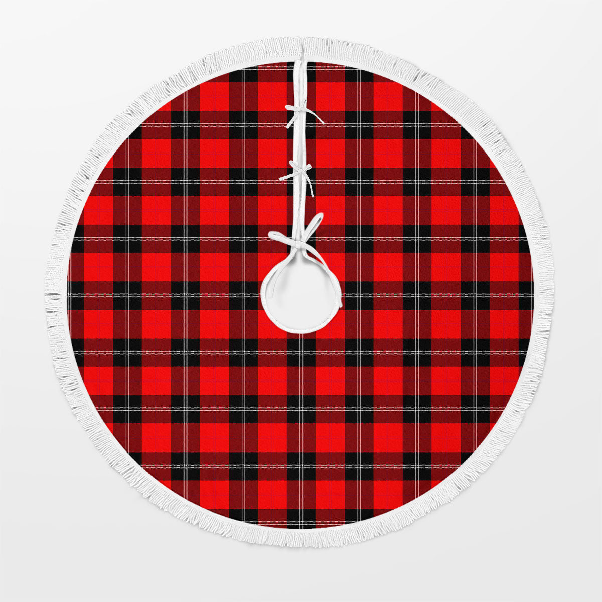 Ramsay Modern Tartan Christmas Tree Skirt