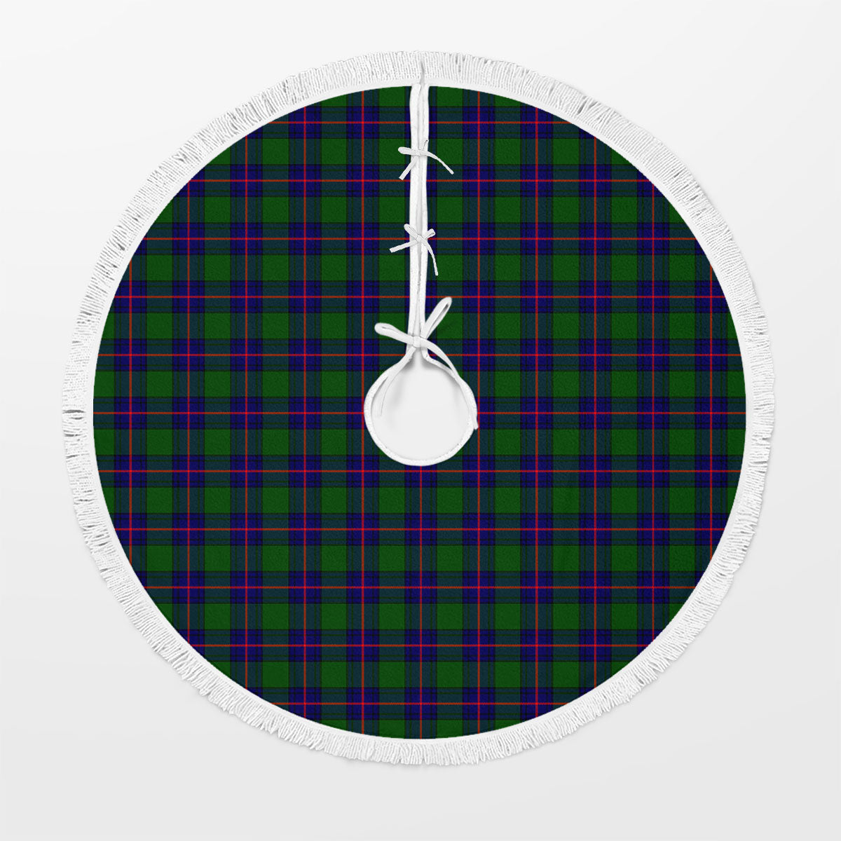 Shaw Modern Tartan Christmas Tree Skirt