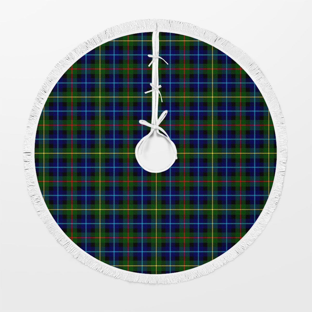 Smith Modern Tartan Christmas Tree Skirt