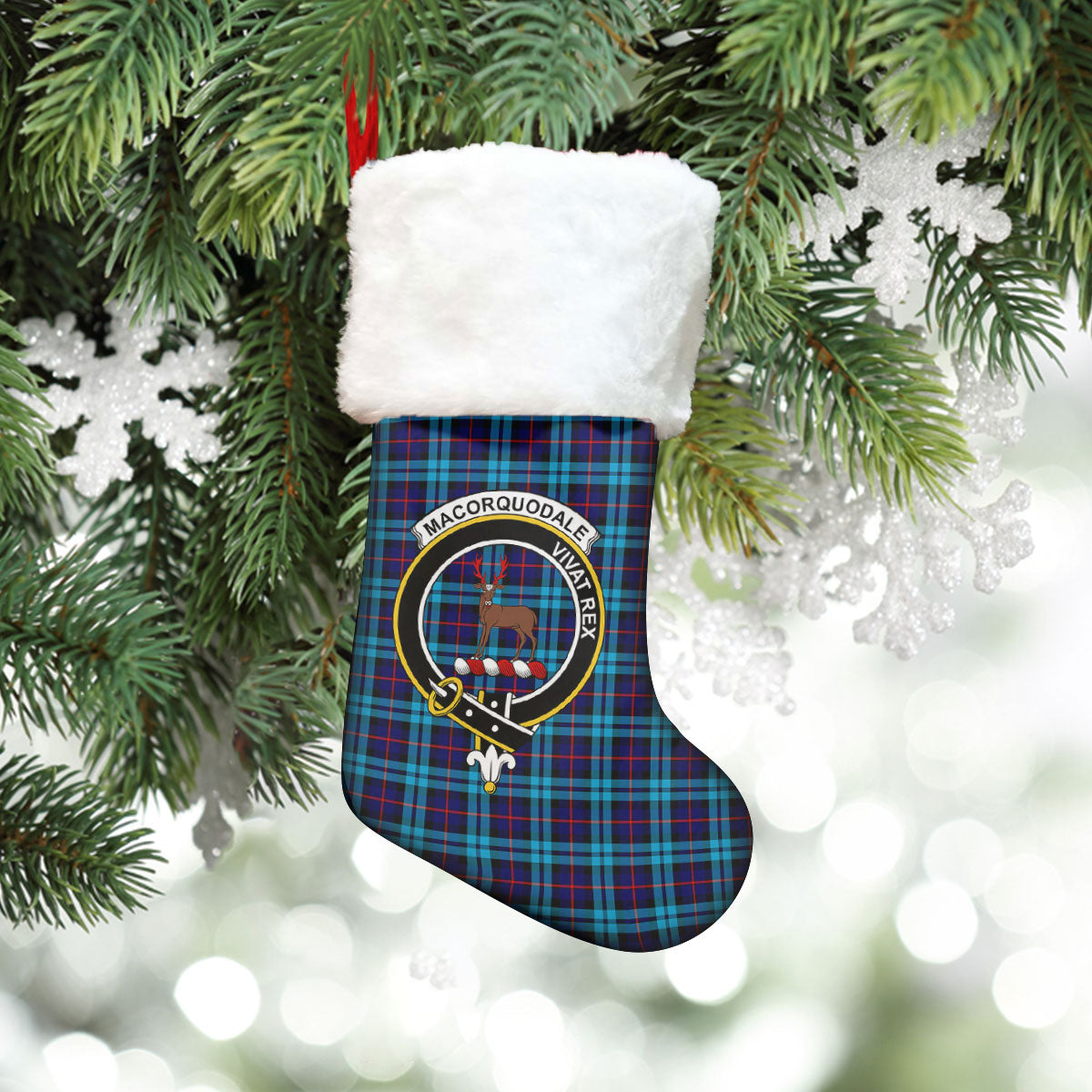 MacCorquodale Tartan Crest Christmas Stocking