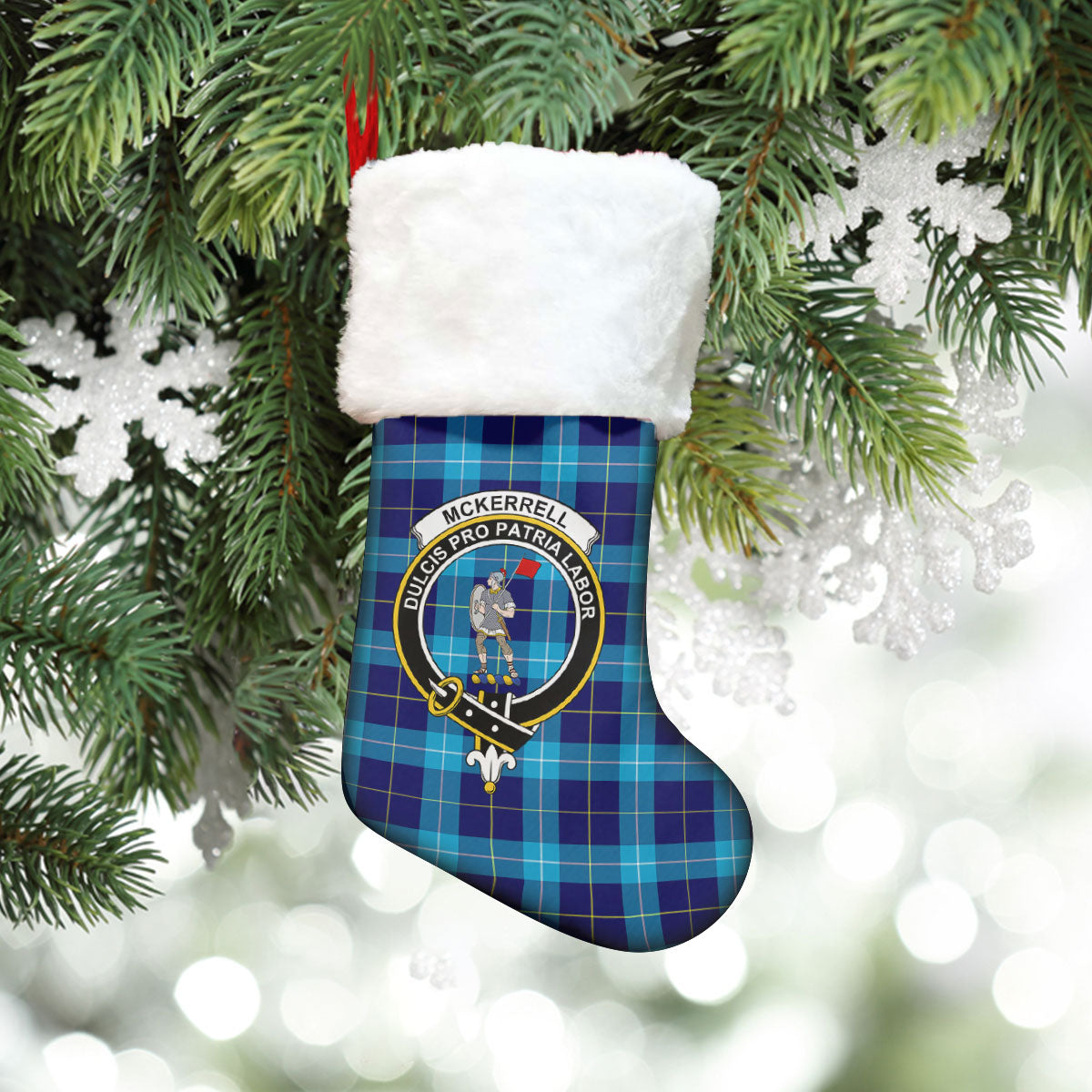 McKerrell Tartan Crest Christmas Stocking