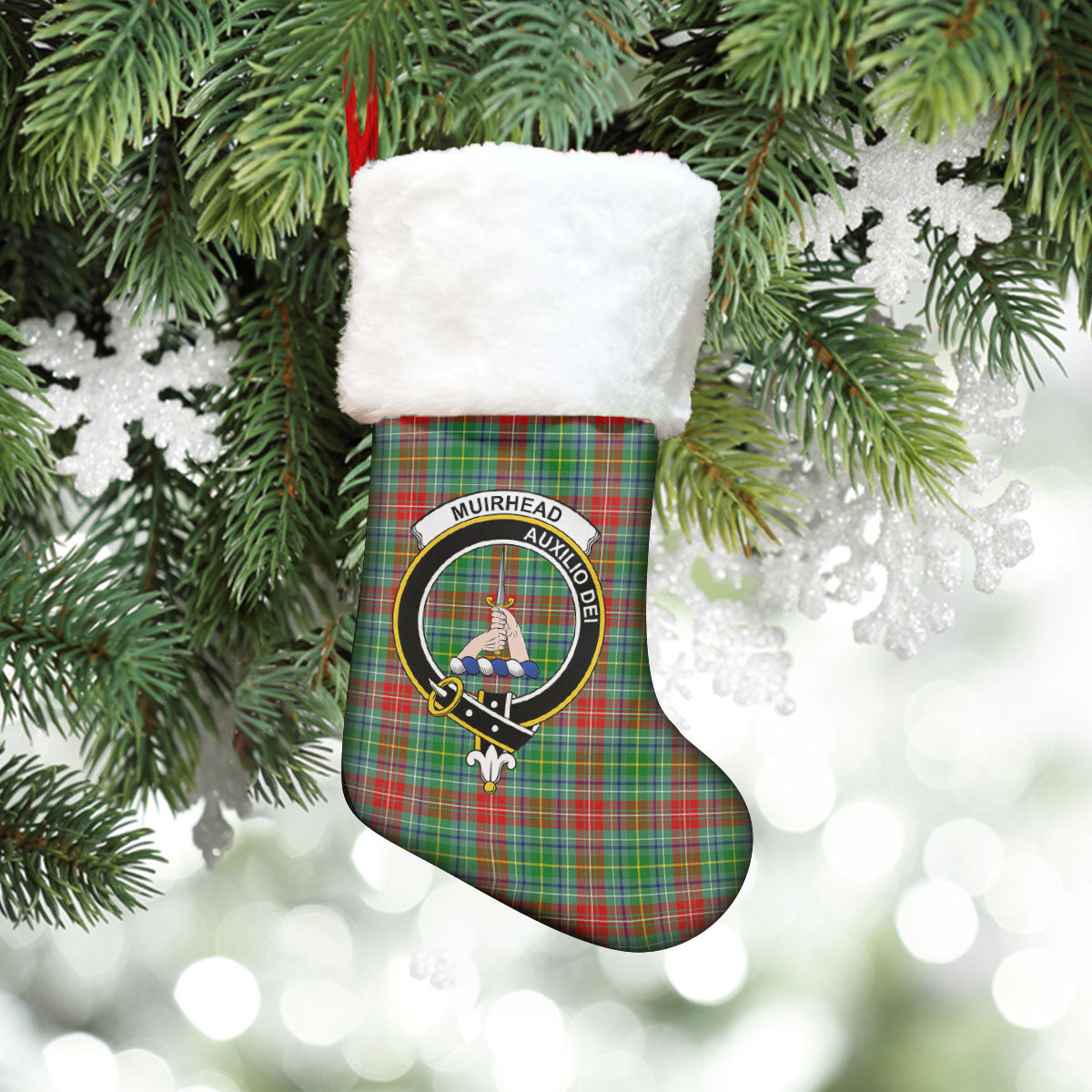 Muirhead Tartan Crest Christmas Stocking