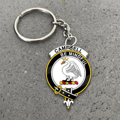 Campbell Crest Keychain