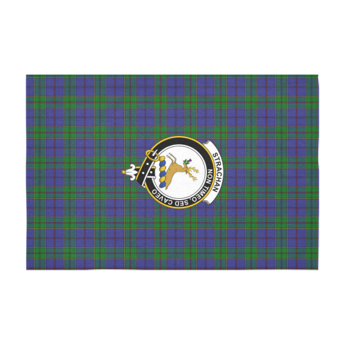 Strachan Tartan Crest Tablecloth