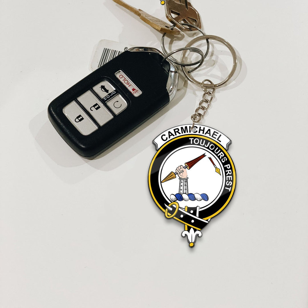 Carmichael Crest Keychain