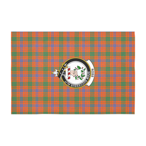 Ross Tartan Crest Tablecloth