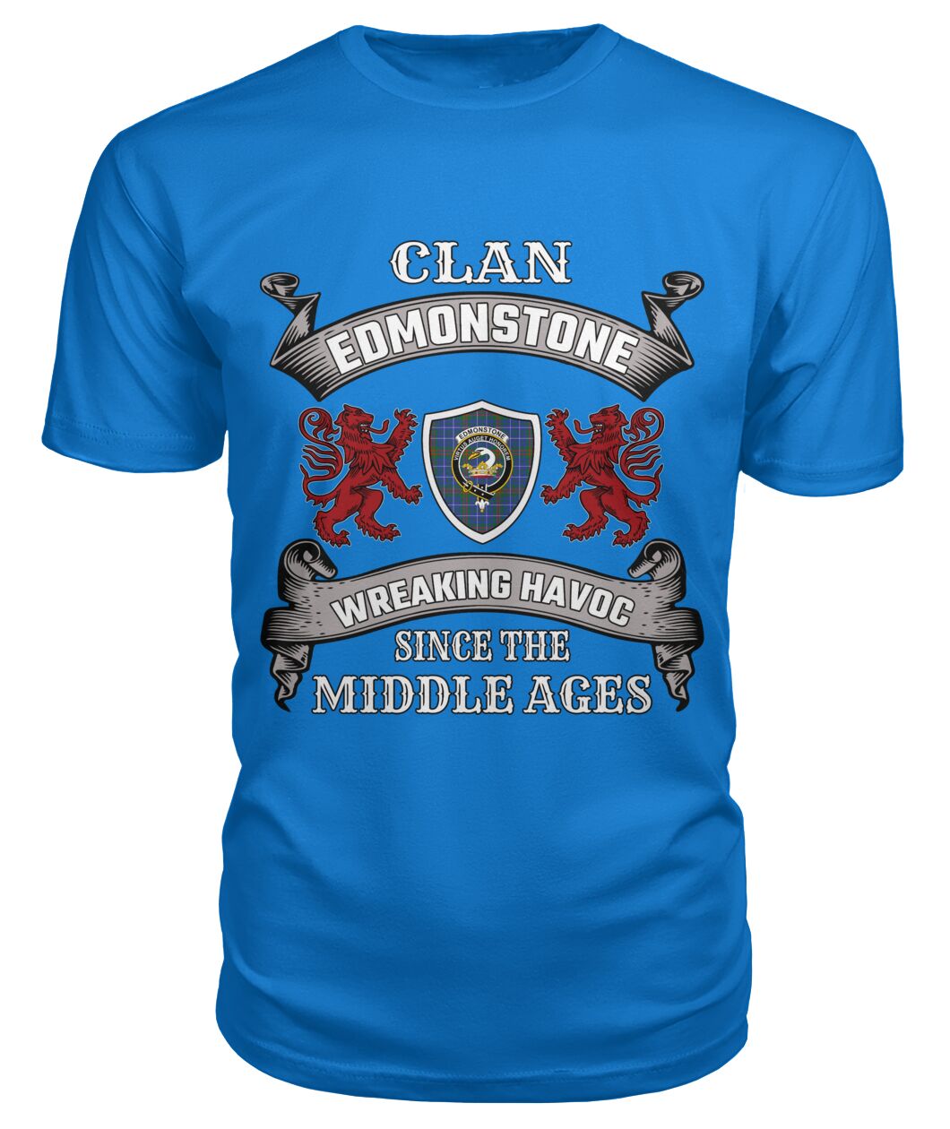 Edmonstone Family Tartan - 2D T-shirt