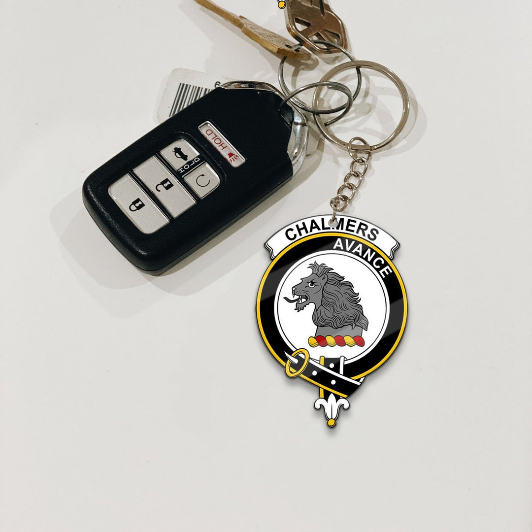 Chalmers Crest Keychain