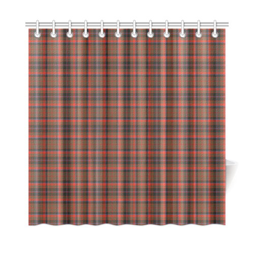 Cumming Hunting Weathered Tartan Shower Curtain