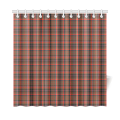 Cumming Hunting Weathered Tartan Shower Curtain