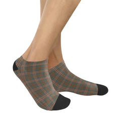 Kennedy Weathered Tartan Ankle Socks