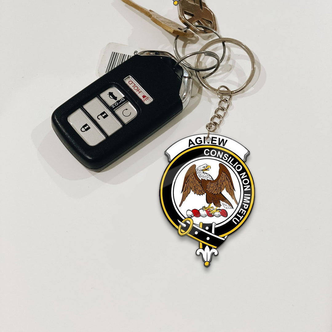 Agnew Crest Keychain