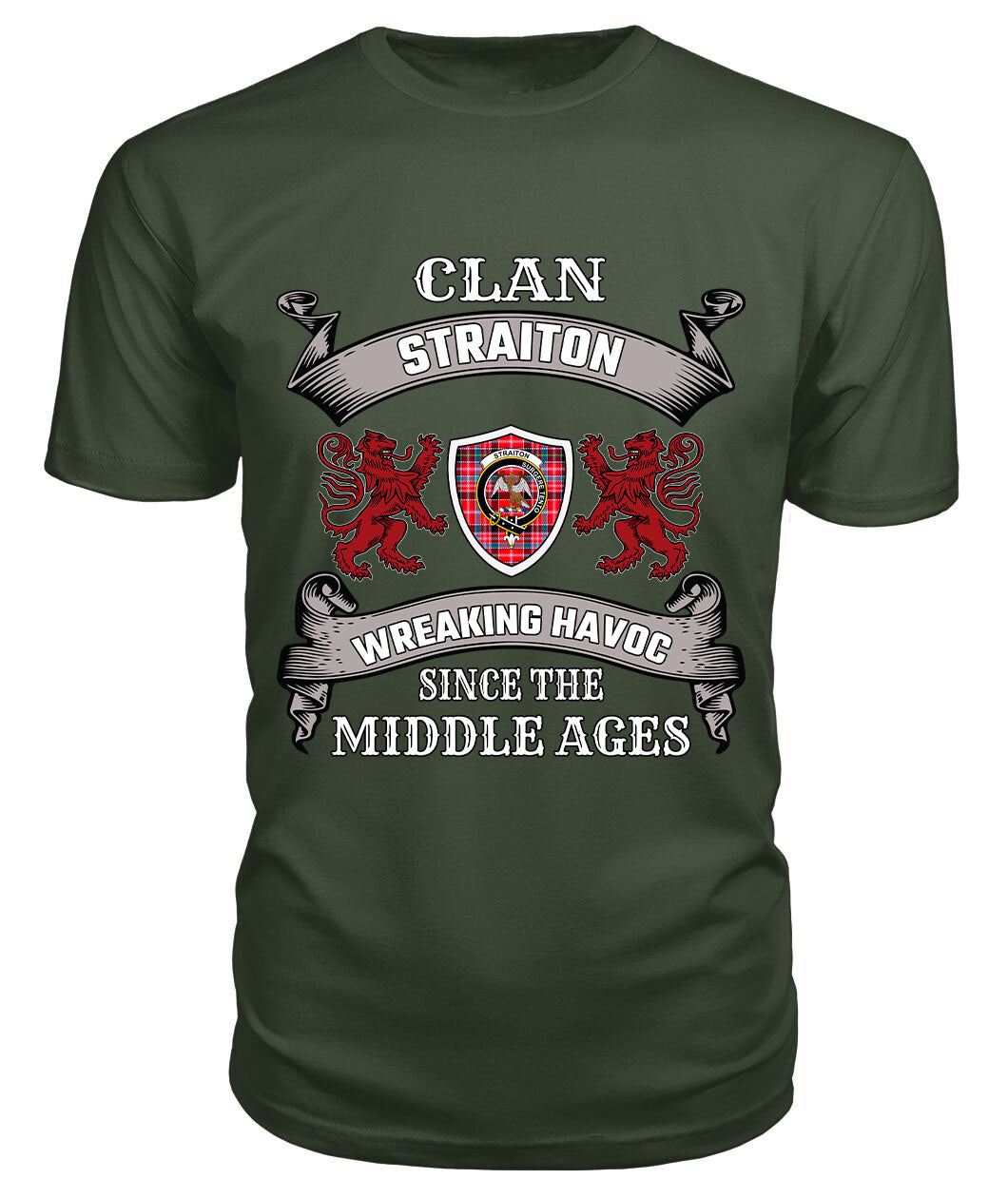 Straiton Family Tartan - 2D T-shirt