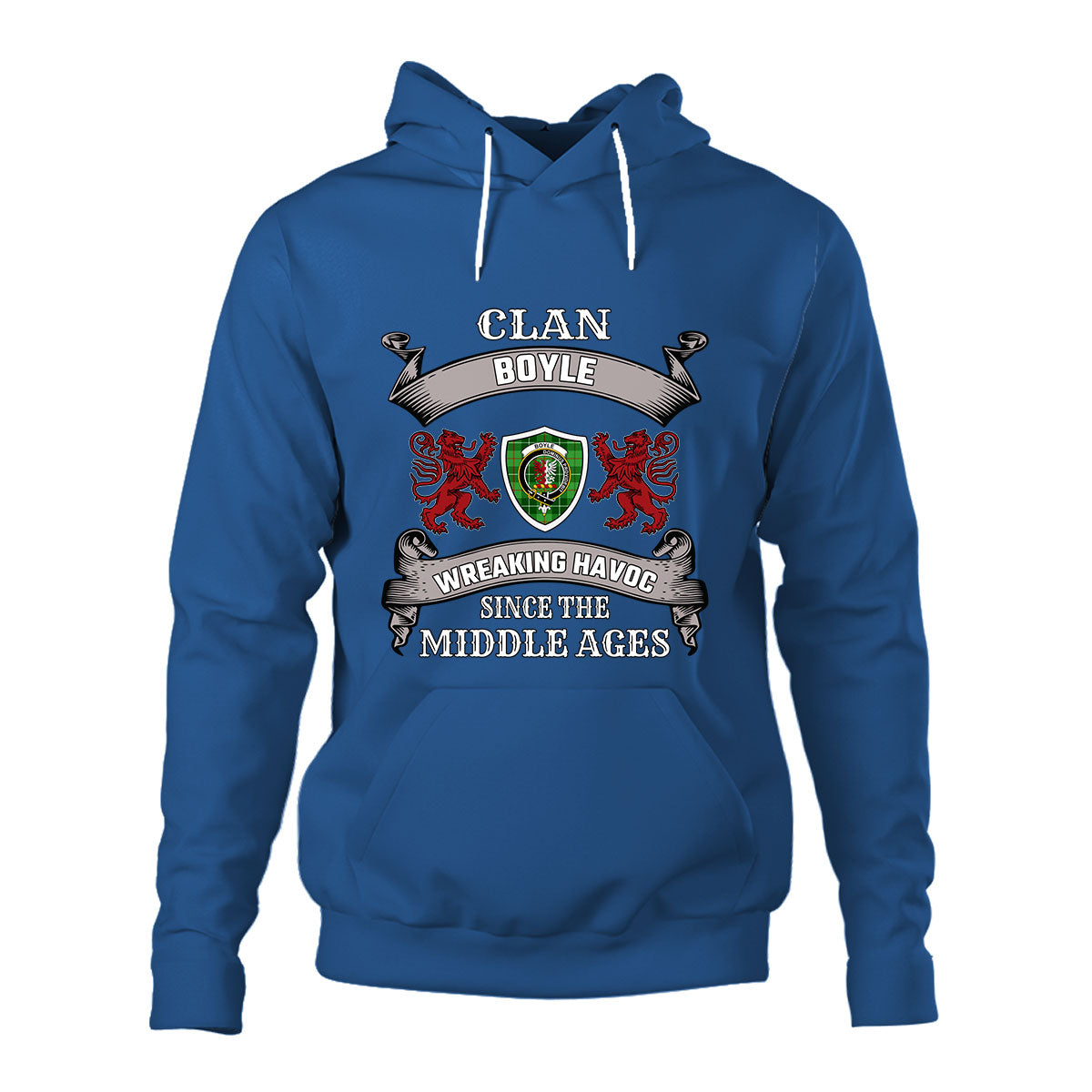 Boyle Family Tartan - 2D Unisex Hoodie