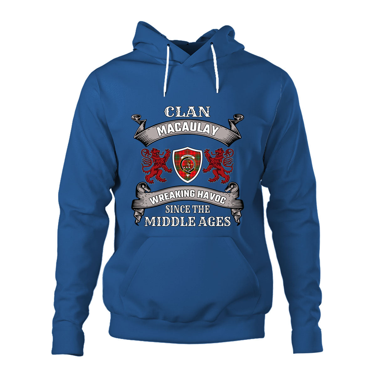 MacAulay Family Tartan - 2D Unisex Hoodie