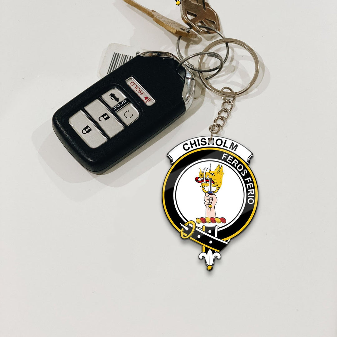 Chisholm Crest Keychain