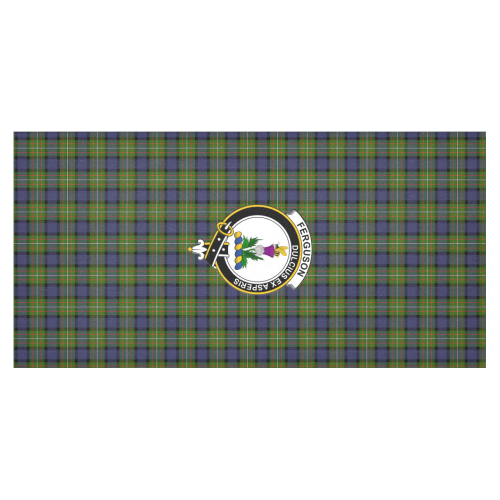 Fergusson Modern Tartan Crest Tablecloth