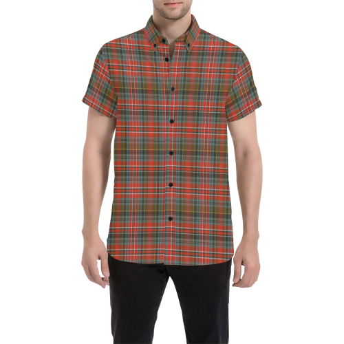 MacPherson Weathered Tartan Short Sleeve Shirt