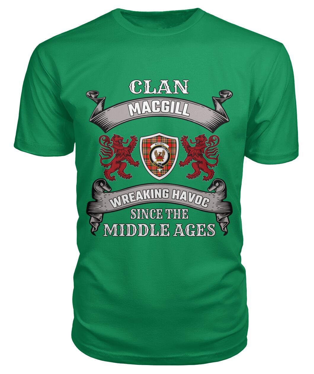 MacGill Family Tartan - 2D T-shirt