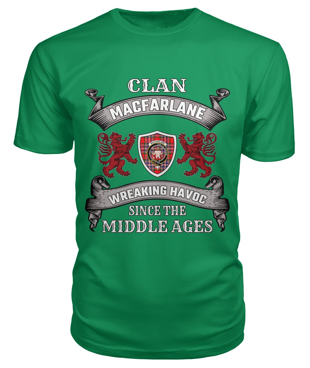 MacFarlane Family Tartan - 2D T-shirt