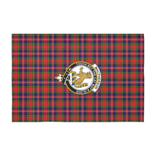 MacPherson Tartan Crest Tablecloth