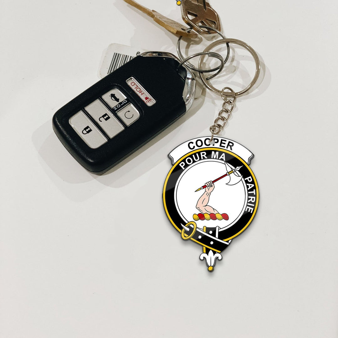 Cooper Crest Keychain