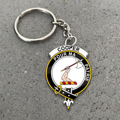 Cooper Crest Keychain