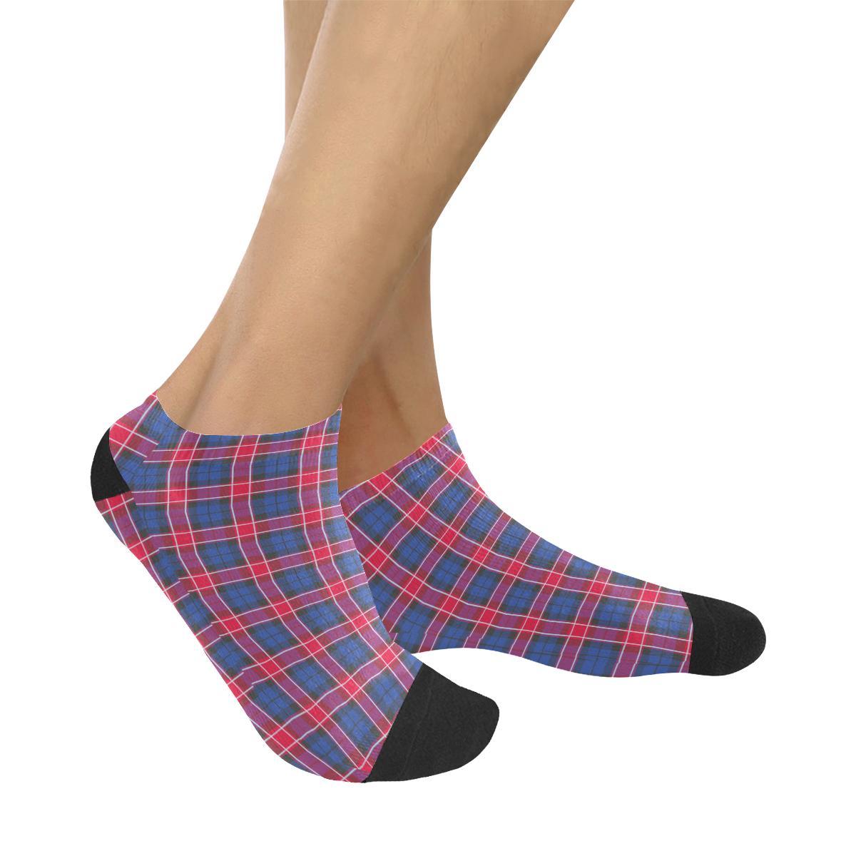 Graham of Menteith Red Tartan Ankle Socks