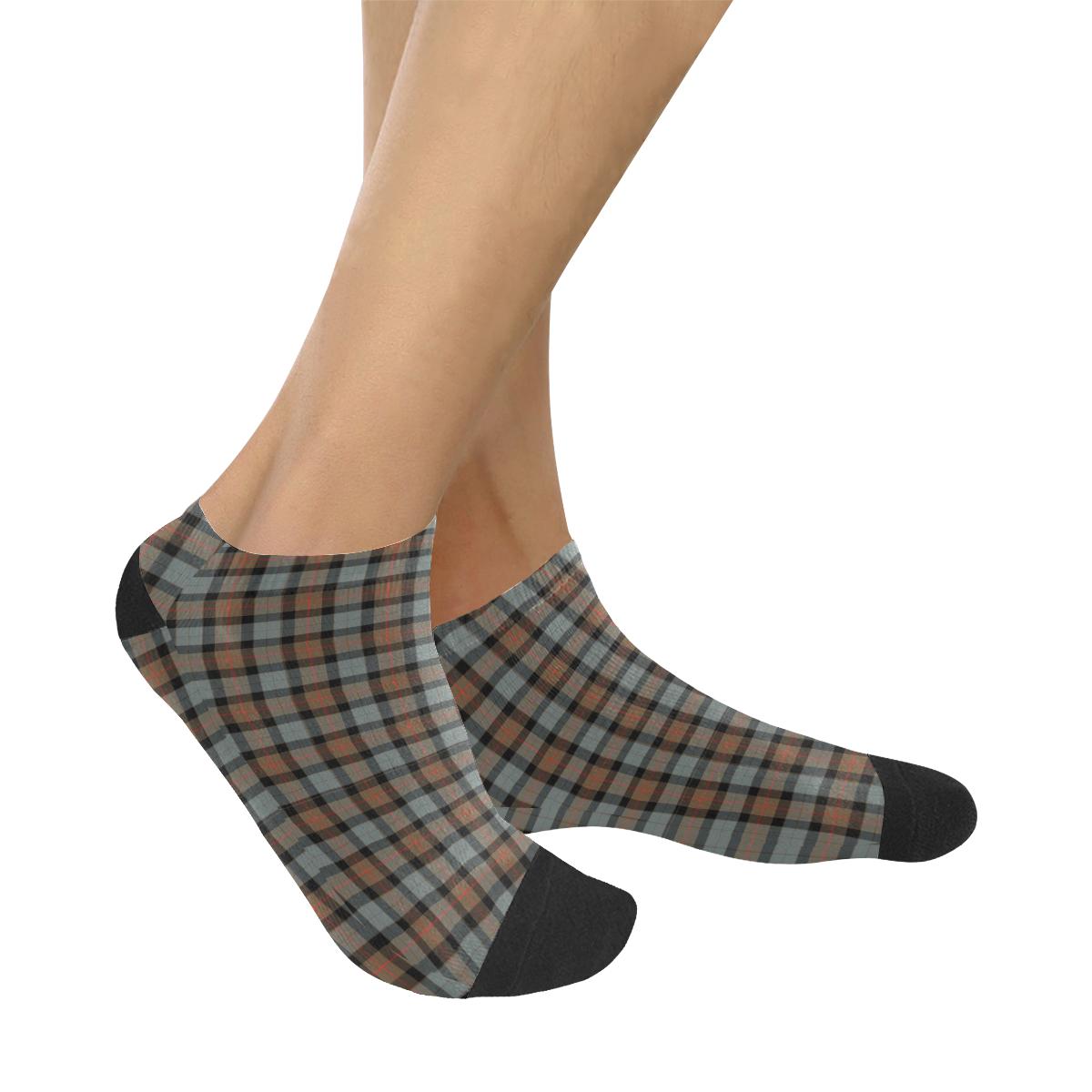 Gunn Weathered Tartan Ankle Socks