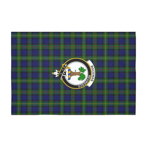 MacEwen Tartan Crest Tablecloth