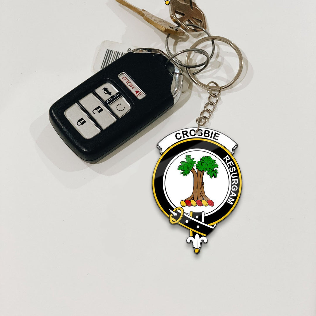 Crosbie Crest Keychain