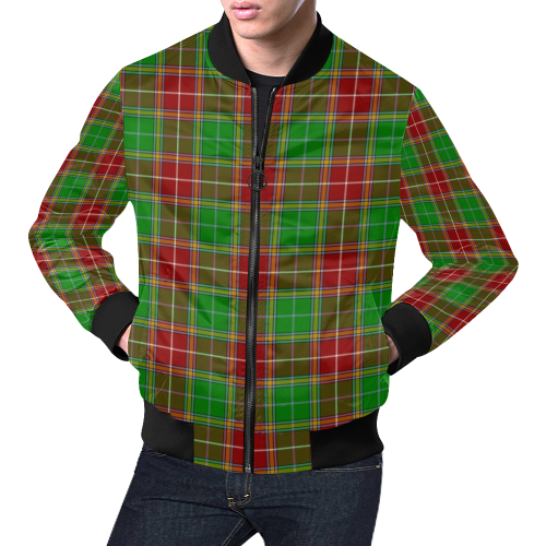 Baxter Modern Tartan Bomber Jacket