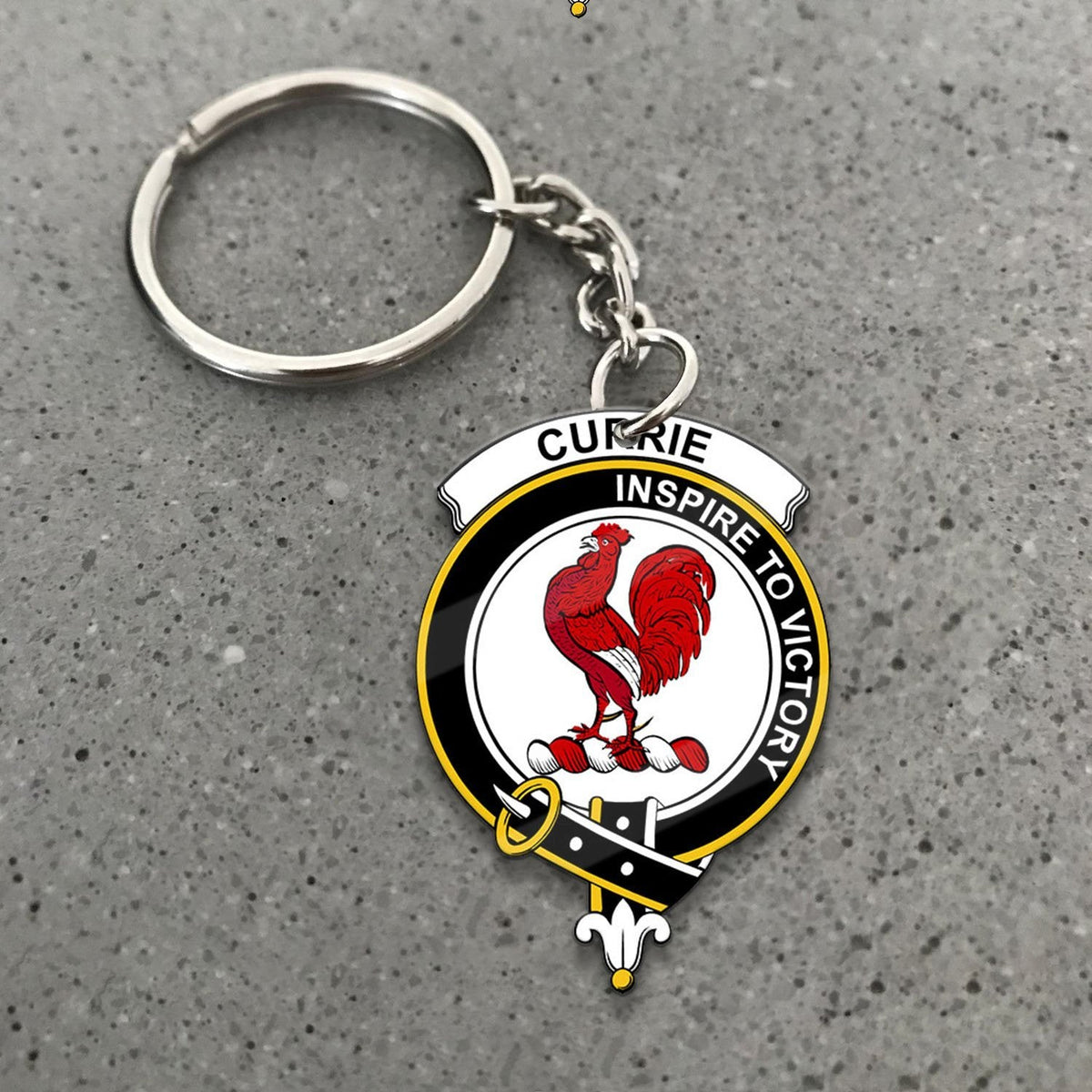 Currie Crest Keychain